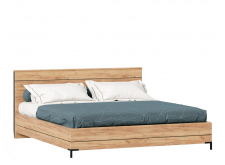 Кровать со сп. местом 180*200, с решеткой и без матраса - (677.150.020.Dub)