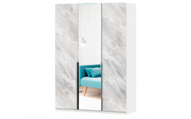 Шкаф 3-дверный с зеркалом - ЛД 677.060R.070.010R - фабрика мебели Любимый дом