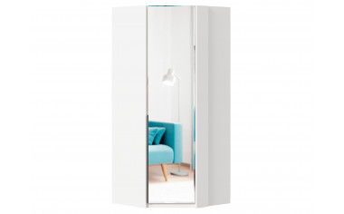 Угловой шкаф 1-дверный с зеркалом - ЛД 677.080.012.R - фабрика мебели Любимый дом