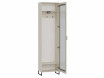 Шкаф 1-дверный со стеклом и с полками и вешалкой - ЛД 672.030.R.kraft - фабрика мебели Любимый дом