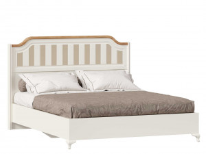 Кровать со сп. м. 160*200, с решеткой без матраса и с высоким изголовьем - ЛД 680.010.012