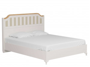 Кровать со сп. м. 160*200, с решеткой без матраса и с высоким изголовьем - ЛД 680.010.012