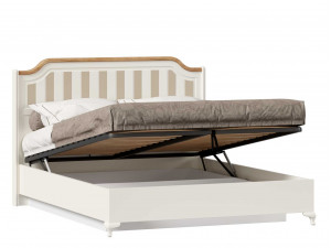 Набор мебели Вилладжио - 7 (Кровать со сп. м. 160*200, с подъемной решеткой, без матраса и с 2-мя тумбами) - ЛД 680.010.013-130-130
