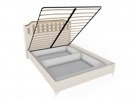 Кровать со сп. м. 160*200, с подъемной решеткой, без матраса и с высоким изголовьем - ЛД 680.010.013