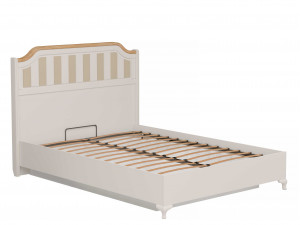 Набор мебели Вилладжио - 6 (Кровать со сп. м. 140*200, с подъемной  решеткой, без матраса и с 2-мя тумбами) - ЛД 680.020.015-130-130