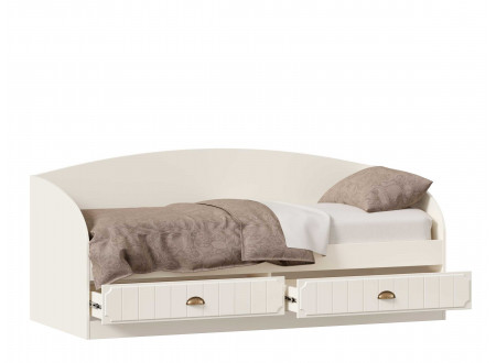 Кровать-тахта со спальным местом 80*190, без матраса с 2-мя выдвижными ящиками - ЛД 680.060