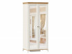 Шкаф 2-х дверный с зеркалами со штангой и с полками - ЛД 680.080.2z - фабрика мебели Любимый дом