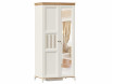 Шкаф 2-х дверный с зеркалом со штангой и с полками - ЛД 680.080.1zR - фабрика мебели Любимый дом