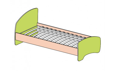 Кровать с ортопедической решеткой без матраса 147501.2