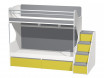 Лестница для 2х-ярусной кровати с 4-мя ящиками - Сф-262915