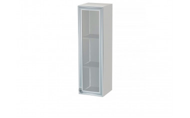 Вертикальная книжная полка со стеклянной дверкой - СФ-266326-SR
