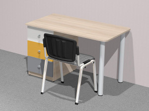 Письменный стол прямой 650мм, приставной - СФ-263401